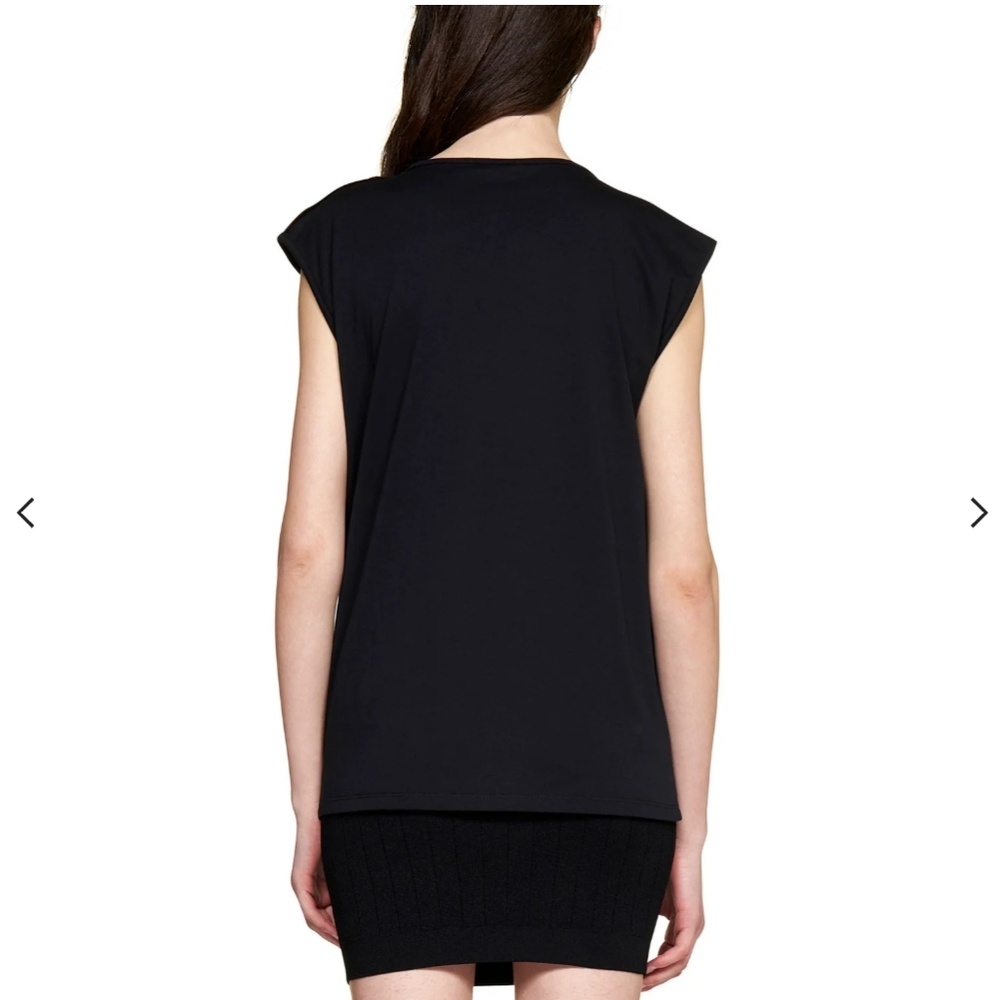 NWT Balmain Black Women's Authentic Top Size MEDIUM - Picture 3 of 14